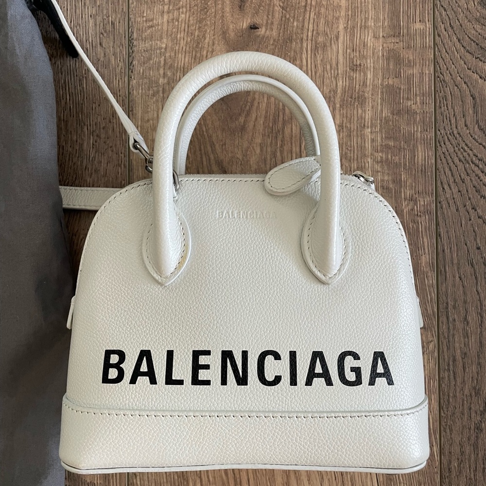WOMEN'S VILLE XXS HANDBAG IN WHITE/BLACK